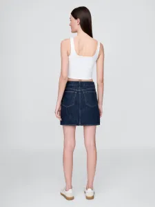 GAP rifľová mini sukňa