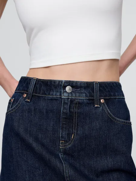 GAP rifľová mini sukňa