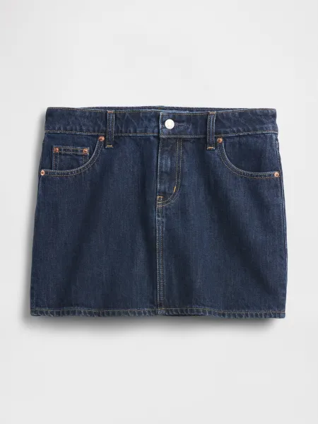 GAP rifľová mini sukňa