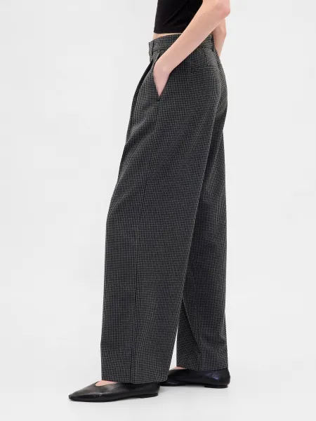 Dámske nohavice GAP 365 Twill Pleated