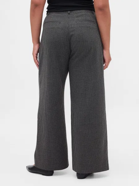 Dámske nohavice GAP 365 Twill Pleated