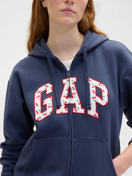 GAP HERITAGE Dámska mikina, tmavo modrá, veľkosť