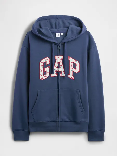 GAP HERITAGE Dámska mikina, tmavo modrá, veľkosť