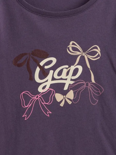 GAP V-LS BF GR T Detské tričko, fialová, veľkosť
