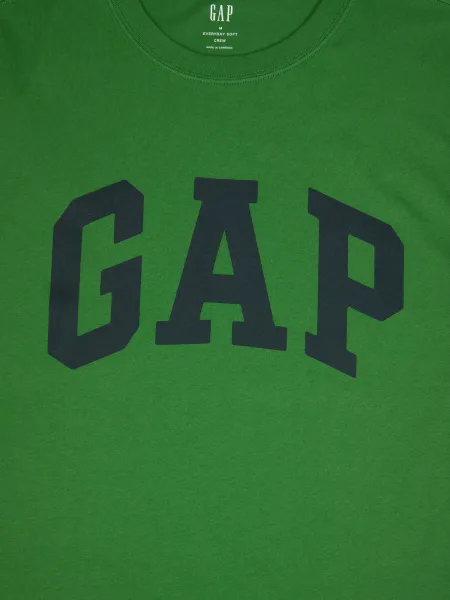 GAP V-EVERYDAY SOFT BASIC LOGO T Pánske tričko, zelená, veľkosť