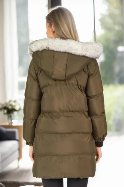 Z9705 DEWBERRY WOMEN'S JACKET-KHAKI