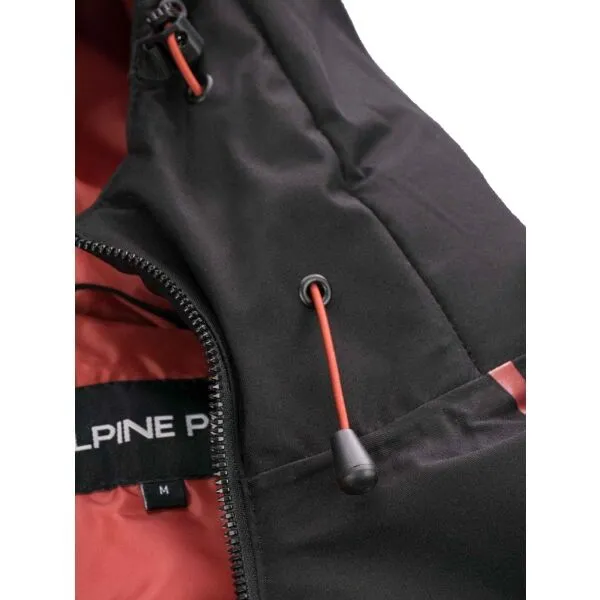 ALPINE PRO MOKER Pánska lyžiarska bunda, čierna, veľkosť