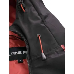 ALPINE PRO MOKER Pánska lyžiarska bunda, čierna, veľkosť