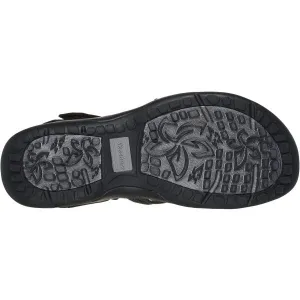 Skechers REGGAE SLIM - MEADOW GRAZER Dámske sandále, čierna, veľkosť
