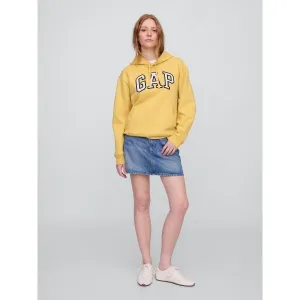 GAP V-GAP HERITAGE PO HD Dámska mikina s logom, žltá, veľkosť