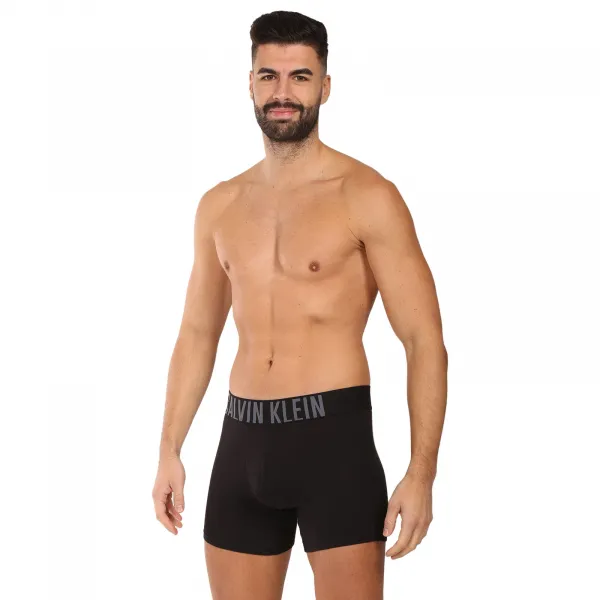 3PACK pánske boxerky Calvin Klein čierne (NB3609A- ZDO) M, trenky