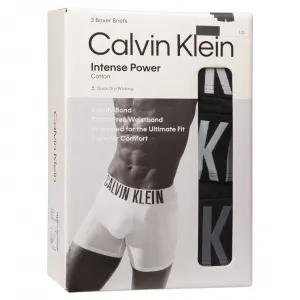 3PACK pánske boxerky Calvin Klein čierne (NB3609A- ZDO) M, trenky