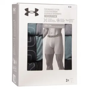 3PACK pánske boxerky Under Armour viacfarebné (1383889 035) M, trenky