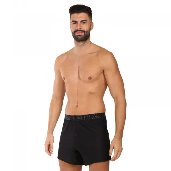3PACK pánske trenky Under Armour čierné (1390498 001) M, trenírky