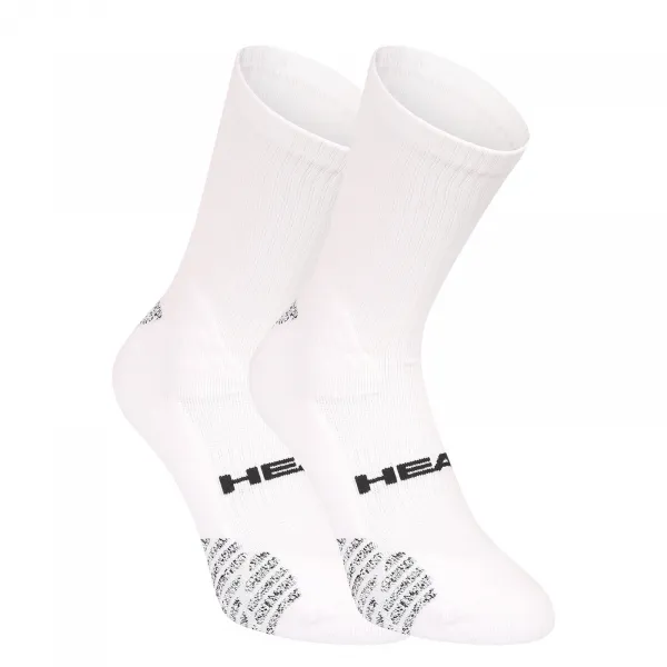 Ponožky HEAD Padel športové vysoké biele (701226608 001) M