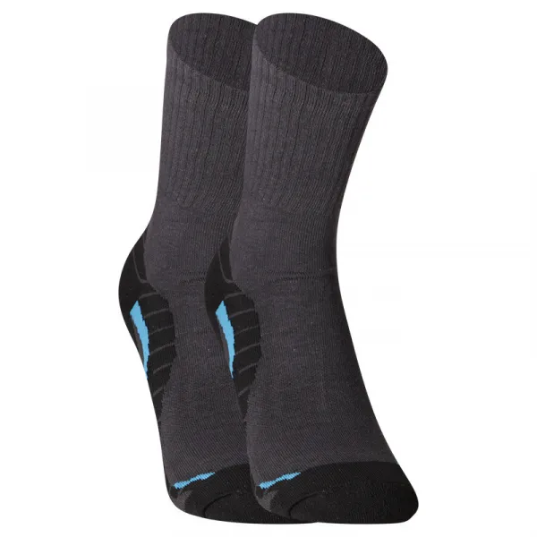 3PACK ponožky VoXX tmavo sivé (Trim) M