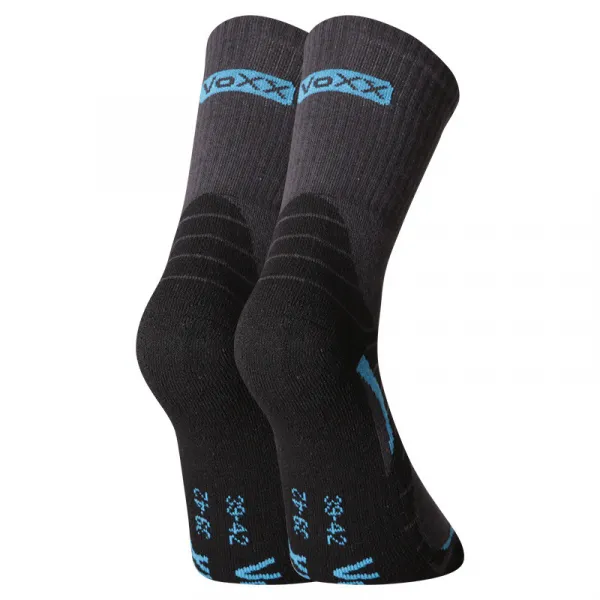 3PACK ponožky VoXX tmavo sivé (Trim) M