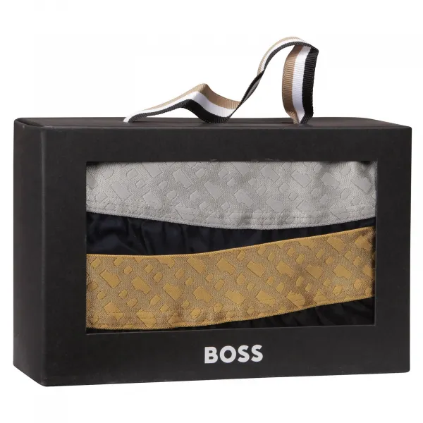 Bavlnené boxerky BOSS 2-pak čierna farba, 50550566