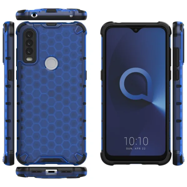 HONEYCOMB Ochranný kryt  Alcatel 1S 2020 / 3L 2020 modrý