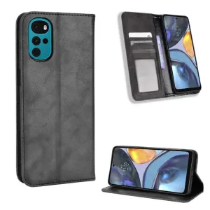 BUSINESS Peňaženkový kryt pre Motorola Moto G22 čierny
