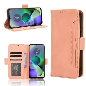 SLOT Peňaženkový obal pre Motorola Moto G54 5G / G54 Power Edition 5G ružový
