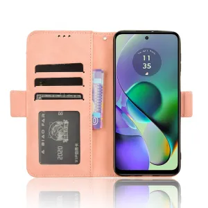 SLOT Peňaženkový obal pre Motorola Moto G54 5G / G54 Power Edition 5G ružový