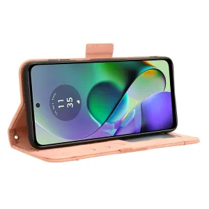 SLOT Peňaženkový obal pre Motorola Moto G54 5G / G54 Power Edition 5G ružový