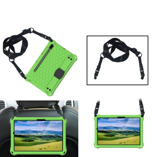 KIDDO Detský obal pre Samsung Galaxy Tab S8 / Tab S7 zelený