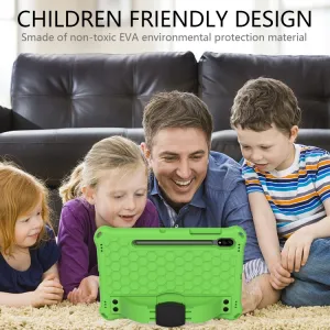 KIDDO Detský obal pre Samsung Galaxy Tab S8 / Tab S7 zelený
