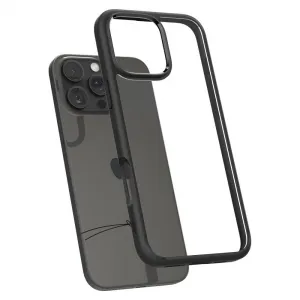 Spigen Ultra hybrid kryt na mobil, iPhone 16 Pro, čierny