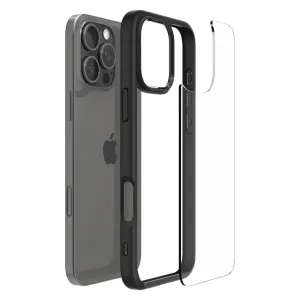 Spigen Ultra hybrid kryt na mobil, iPhone 16 Pro, čierny
