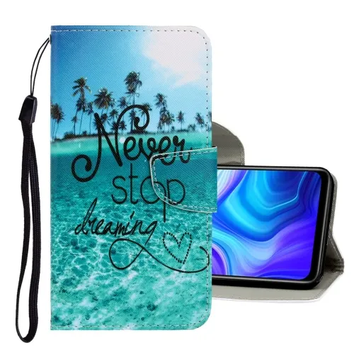ART Peňaženkový obal Xiaomi Redmi 9A / 9AT NEVER STOP DREAMING