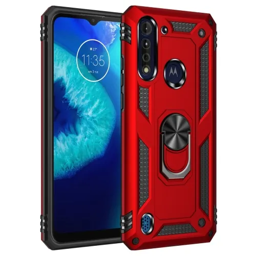 RING Ochranný obal Motorola Moto G8 Power Lite červený