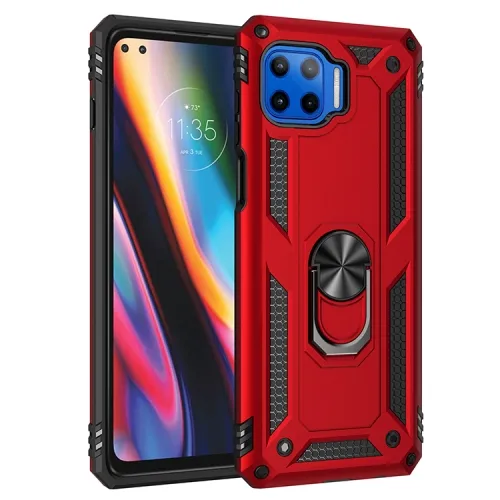 RING Ochranný obal Motorola Moto G 5G Plus červený