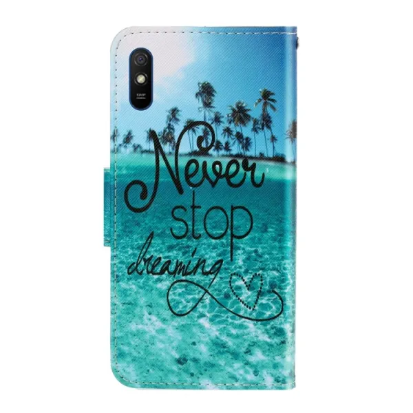 ART Peňaženkový obal Xiaomi Redmi 9A / 9AT NEVER STOP DREAMING