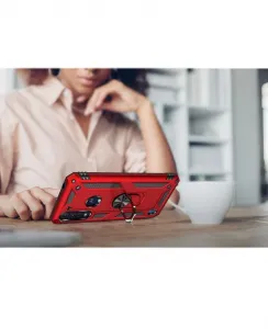 RING Ochranný obal Motorola Moto G8 Power Lite červený