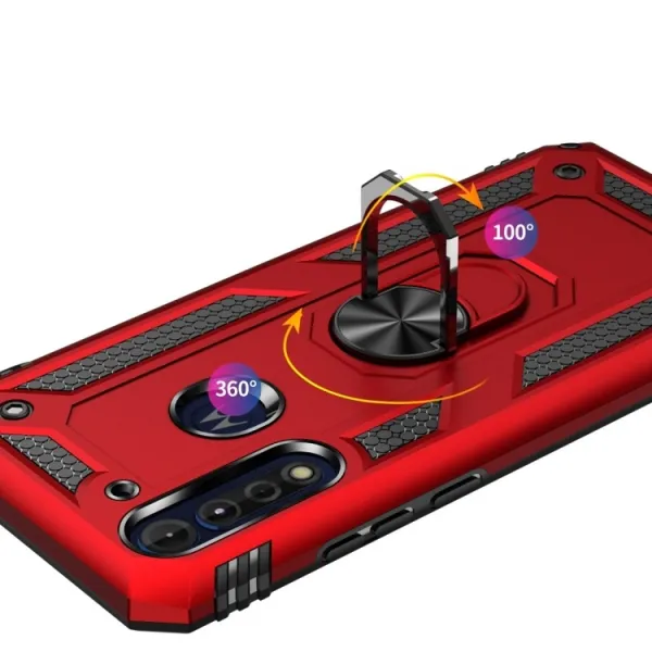 RING Ochranný obal Motorola Moto G8 Power Lite červený