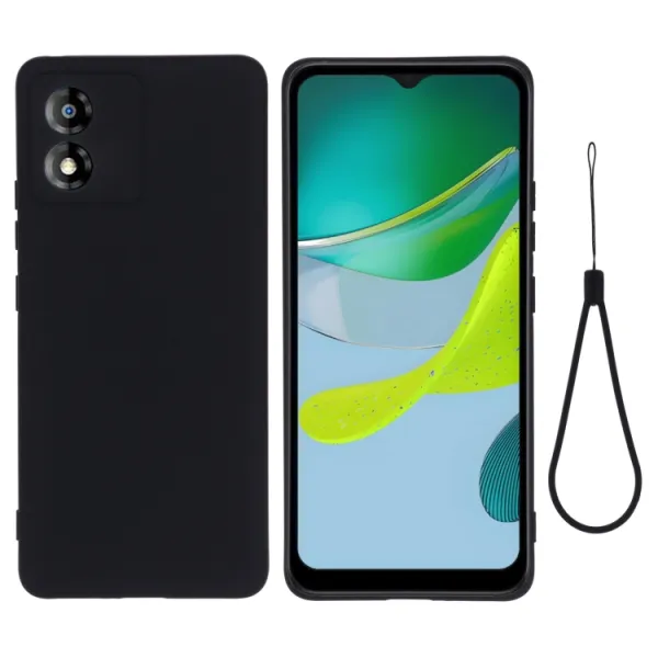 RUBBER Ochranný kryt pre Motorola Moto E13 čierny