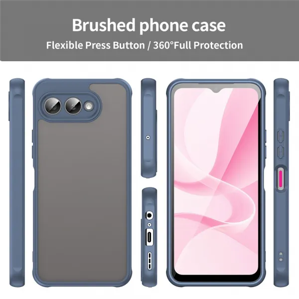 FROST Ochranný kryt pre T Phone 3 šedý-modrý