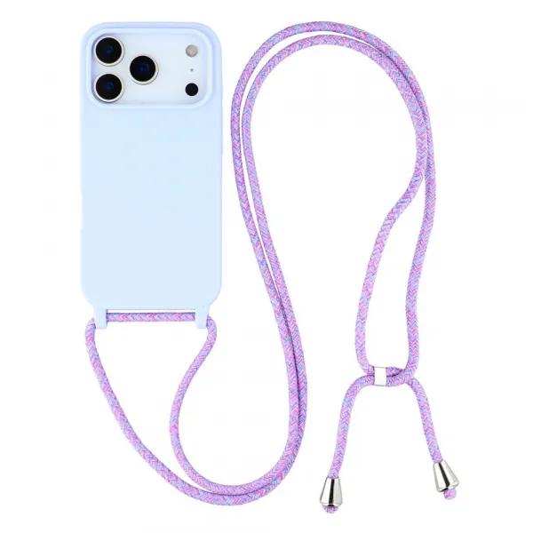 ROPE Kryt so šnúrkou Apple iPhone 17 Pro Max fialový