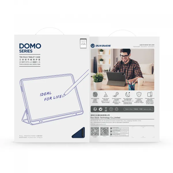 DUX DOMO Zaklápacie puzdro pre Samsung Galaxy Tab S11 Ultra modré