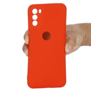 RUBBER Ochranný kryt Motorola Moto G31 / G41 červený