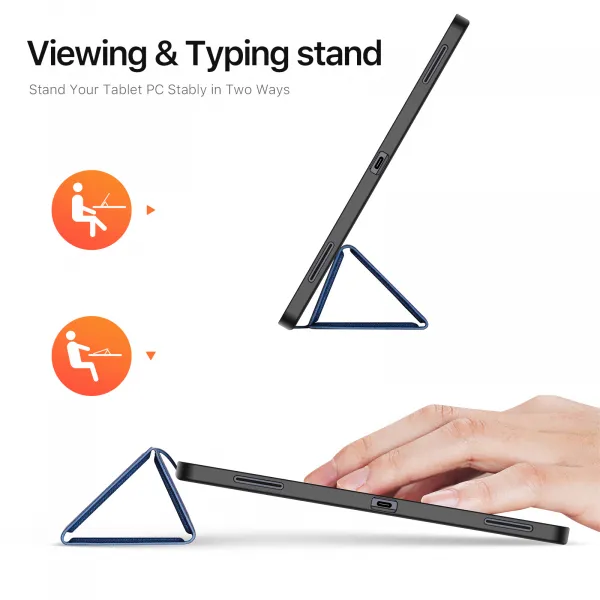 DUX DOMO Zaklápacie puzdro pre Samsung Galaxy Tab S11 Ultra modré