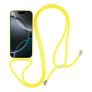 ROPE Kryt so šnúrkou Apple iPhone 17 Pro Max žltý