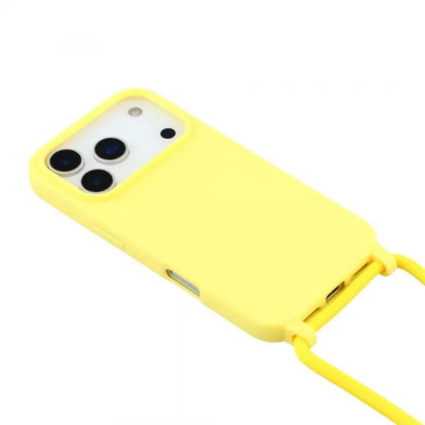 ROPE Kryt so šnúrkou Apple iPhone 17 Pro Max žltý