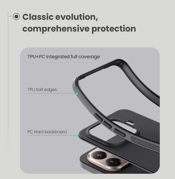 NILLKIN FROSTED MAGSAFE Ochranný kryt pre Xiaomi 15T Pro čierny