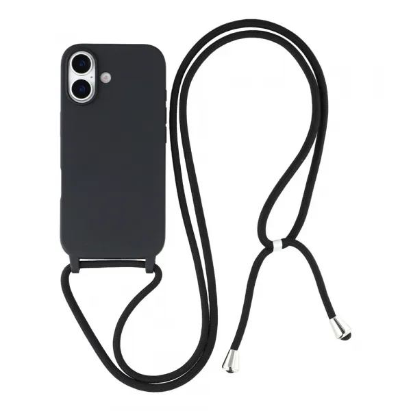 ROPE Kryt so šnúrkou Apple iPhone 17 čierny