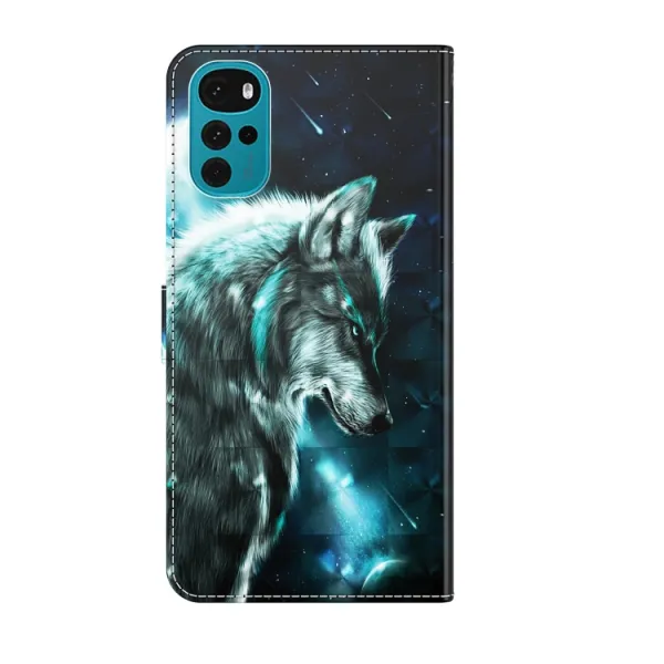 ART Peňaženkový kryt Motorola Moto G22 WOLF