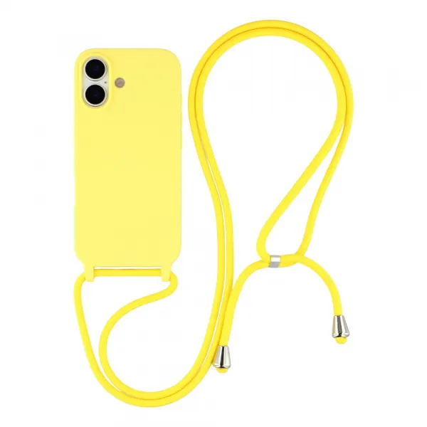 ROPE Kryt so šnúrkou Apple iPhone 17 žltý