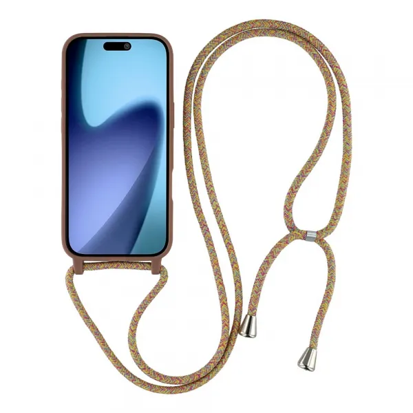ROPE Kryt so šnúrkou Apple iPhone Air hnedý